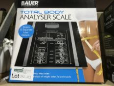 3 X BAUER PROFESSIONAL TOTAL BODY SCALES