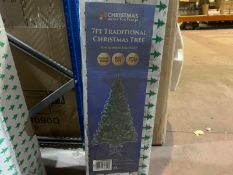 CHRISTMAS WORKSHOP 7FT TRADITIONAL CHRISTMAS TREE