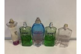 5 X VARIOUS BOTTLES OF PERFUME 50-100% FULL