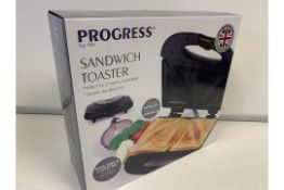 BRAND NEW BOXED PROGRESS SANDWICH TOASTER