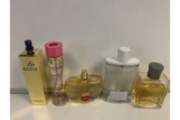 5 X VARIOUS BOTTLES OF PERFUME 50-100% FULL