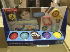 4 X BRAND NEW FISHER PRICE 12 PIECE DOUGH DOTS PLAYSETS