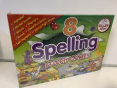 6 X BRAND NEW SMART KIDS SPELLING BOARD GAMES RRP £39.99 EACH