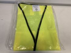 APPROX 50 X BRAND NEW HIGH VIS JACKET/WAISTOATS IN VARIOUS SIZES