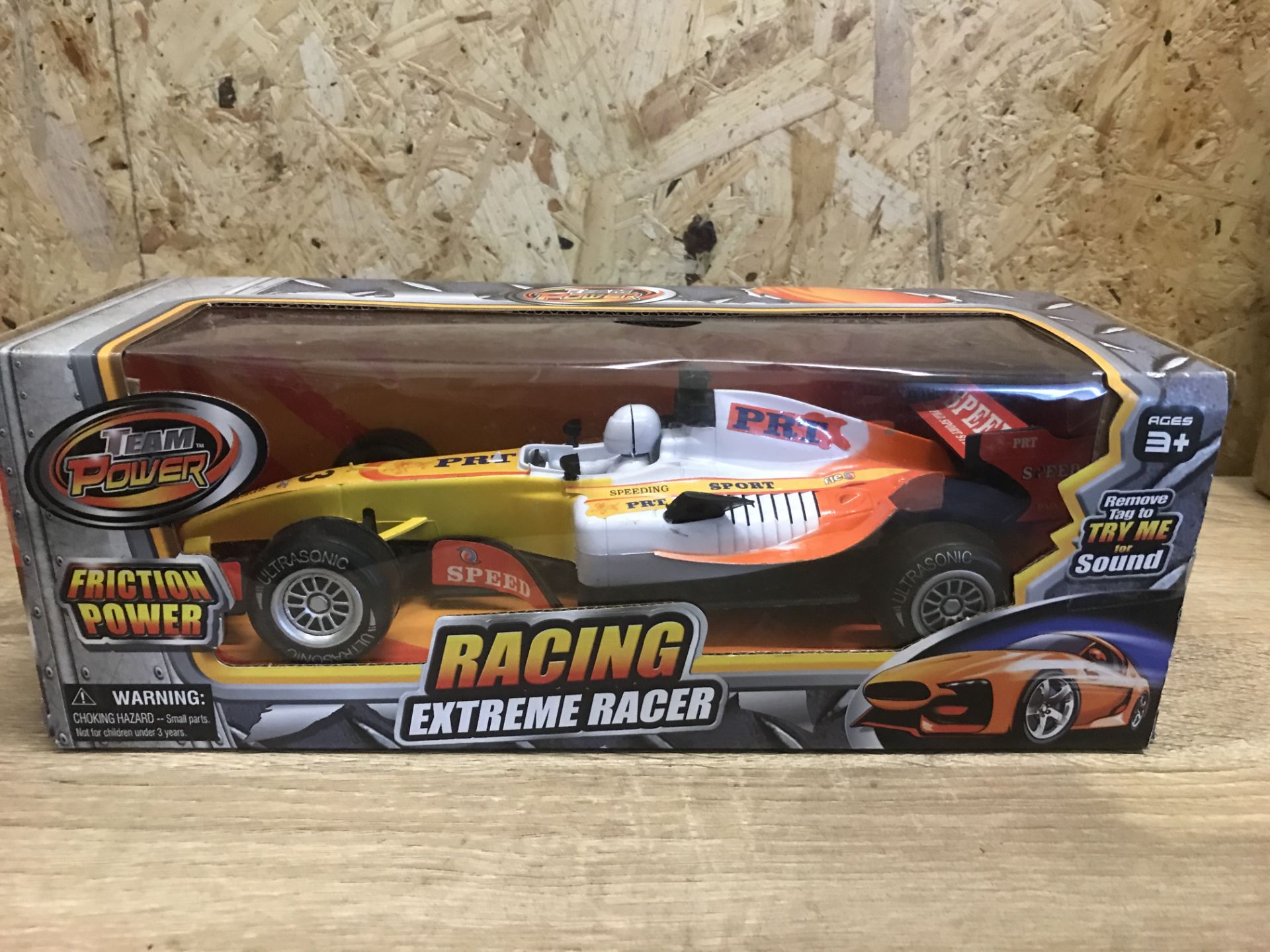 24 x BRAND NEW BOXED TEAM POWER EXTREME RACER - FRICTION POWER WITH SOUNDS. RRP £14.99 EACH