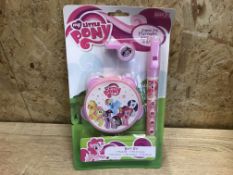 72 x BRAND NEW PACKAGED MY LITTLE PONY MUSIC SETS. RRP £9.99 EACH