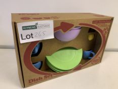 4 X BRAND NEW GREEN TOYS DISH SETS