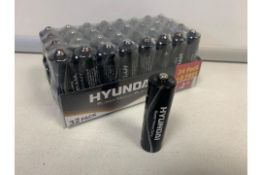 600 x PACKS OF 32 AA BATTERIES. PRICE MARKED AT £2.19 PER PACK. NOTE: PAST EXP DATE. SOME MAY HAVE