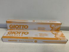 40 X BRAND NEW PACKS OF 12 GIOTTO STILNOVO COLOURED PENCILS