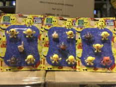 72 x NEW PACKS OF 5 IMJOI FIGURE PACKS - VARIOUS DESIGNS