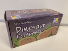 10 X BRAND NEW LETS INVESTIGATE DINOSAUR FOOTPRINTS WITH 8 STONES