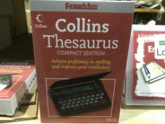 4 X BRAND NEW COLLINS THEASAURUS COMPACT EDITIONS