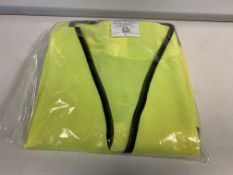 40 X BRAND NEW PRO TOUCH HI VIS WAISTCOAT WITH REFLECTIVE TAPE