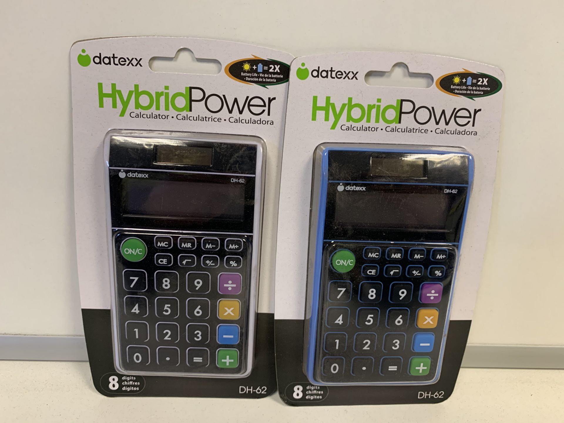 36 X BRAND NEW DATEXX HYBRID POWER DH-62 CALCULATORS IN 3 BOXES