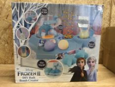 24 x BRAND NEW BOXED DISNEY FROZEN 2 DIY BATH BOMB CREATOR