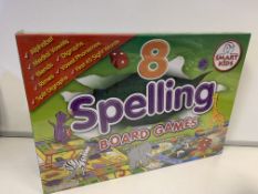 7 X BRAND NEW SMART KIDS SPELLING BOARD GAMES RRP £39.99 EACH