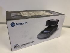 BRAND NEW SAFESCAN 6155 MONEY COUNTING SCALE RRP £249