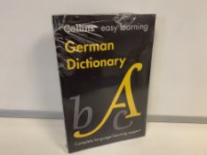 16 X BRAND NEW COLLINS EASY LEARNING GERMAN DICTIONARY