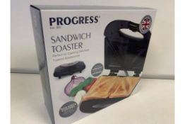 2 x BRAND NEW BOXED PROGRESS SANDWICH TOASTER