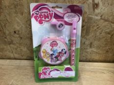 72 x BRAND NEW PACKAGED MY LITTLE PONY MUSIC SETS. RRP £9.99 EACH