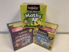 20 X BRAND NEW VARIOUS BRAINBOX GAMES INCLUDING MY FIRST MATHS, PEOPLE AT WORK, BRITISH HISTORY,