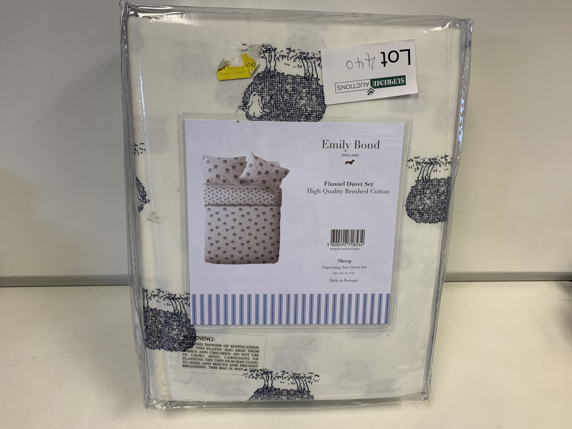 3 X BRAND NEW EMILY BOND SHEEP STYLE DUVET SETS IN VARIOUS SIZES RRP £100 EACH