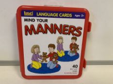 20 X BRAND NEW LAURI MIND YOUR MANNERS LANGUAGE CARDS