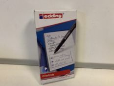 20 X BRAND NEW PACKS OF 12 EDDING FINELINER PENS