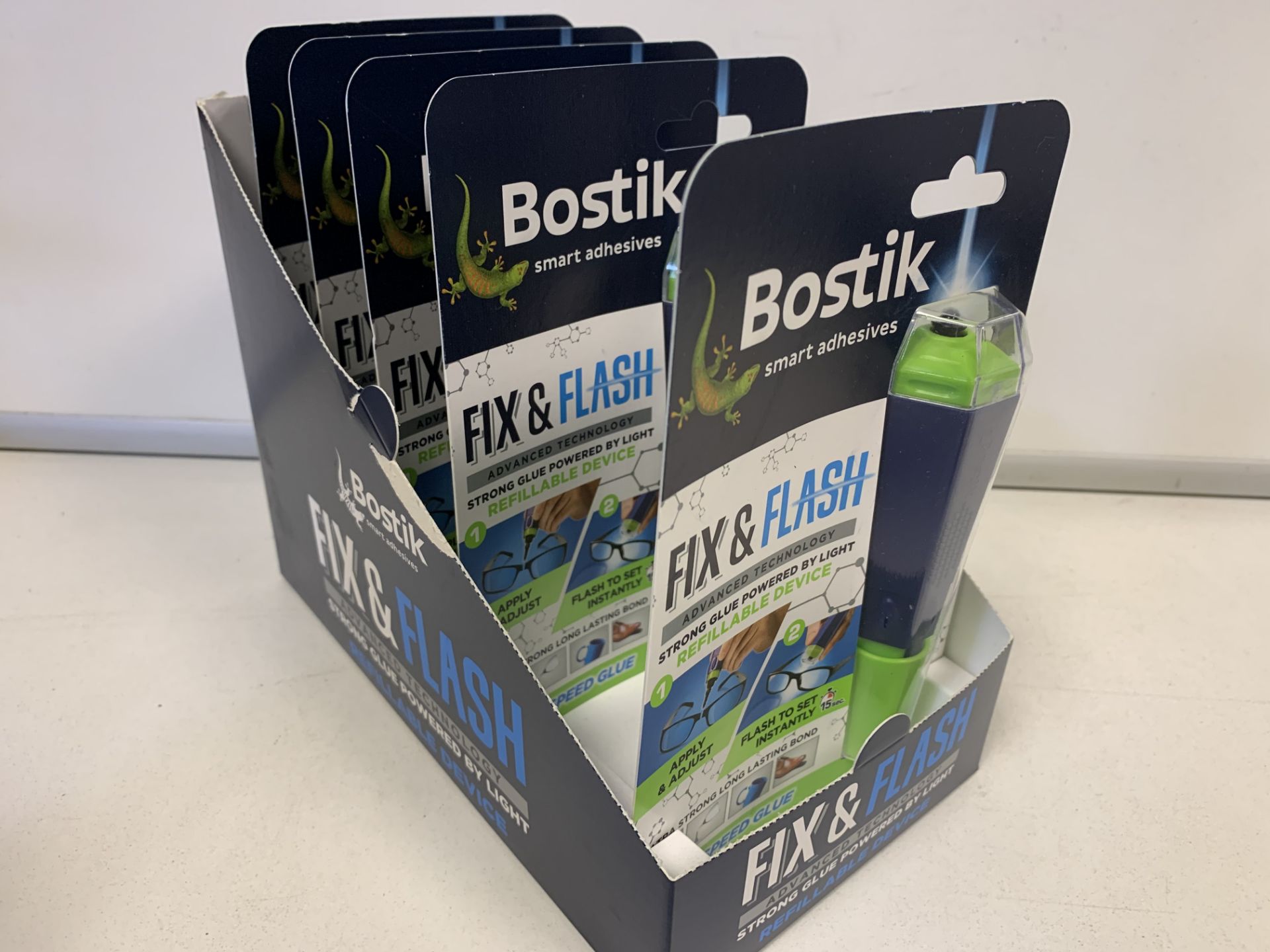 30 X BRAND NEW BOXED BOSTIK SMART ADHESIVES FIX AND FLASH LIGHT SPEED GLUE IN 5 BOXES