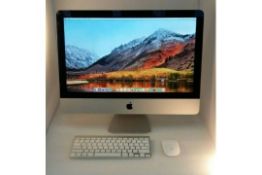 APPLE IMAC A1418, 21.5", 1.4GHZ, i5 PROCESSOR, 8GBRAM, 500GB HDD, (DELIVERY ONLY AT £10 PLUS VAT) 90