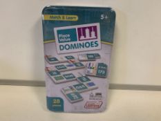 18 X BRAND NEW MATCH AND LEARN JUNIOR LEARNING 28 PIECE PLACE VALUE DOMINOE SETS