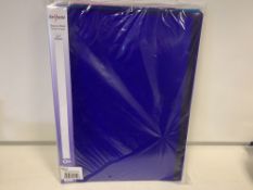 8 X BRAND NEW PACKS OF 5 SNOPAKE DISPLAY BOOK 24 POCKET A3 ELECTRA ASSORTED COLOURS IN 1 BOX RRP £