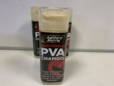 72 X BRAND NEW PVA CAR CHAMOIS TOWELLS IN 3 BOXES