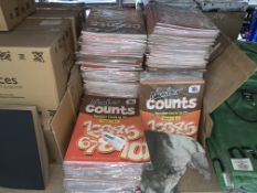 LARGE QUANTITY OF NUMBER COUNTS LEARNING BOOKS