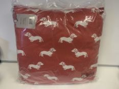 5 X BRAND NEW EMILY BOND DACHSHUND CUSHIONS RED RRP £30 EACH