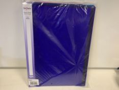 8 X BRAND NEW PACKS OF 5 SNOPAKE DISPLAY BOOK 24 POCKET A3 ELECTRA ASSORTED COLOURS IN 1 BOX RRP £