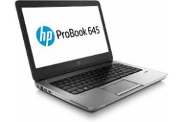 HP PROBOOK, 14", 2.7 GHZ, AMD A6 PROCESSOR, 4GB RAM, 300GB HDD, (DELIVERY ONLY AT £10 PLUS VAT) 90