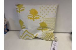7 X BRAND NEW JAY ST BLOCK PRINT COMPANY WYCOFF BUTTER CUSHIONS RRP £40 EACH