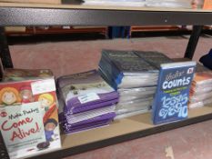 MIXED EDUCATIONAL LOT CONTAINING MAKE POETRY COME ALIVE, NUMBER COUNTS, LITERACY AND SCIENCE ENQUIRY