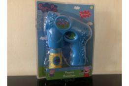 24 X BRAND NEW PEPPA PIG BUBBLE BLASTERS IN 1 BOX