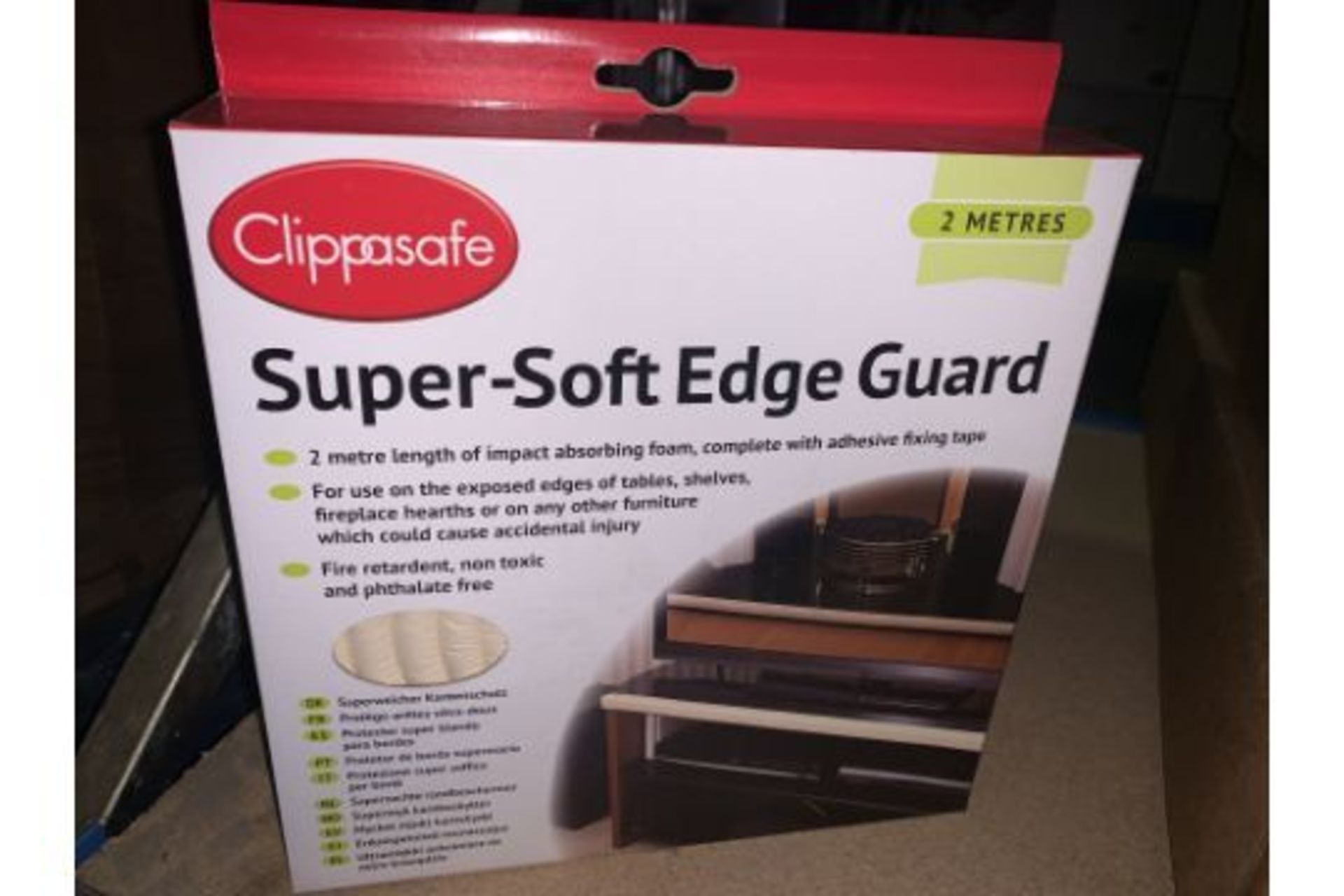 12 X BRAND NEW CLIPPERSAFE SUPER SOFT EDGE GUARDS IN 2 BOXES