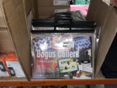 20 X BRAND NEW BOGUS CALLERS SETS WITH 5 BOARD GAMES