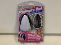 72 x NEW PEDICURE POD - THE ULTIMATE FOOT FILE FOR SOFT & HEALTHY FEET.