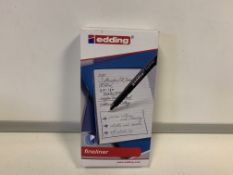 21 X BRAND NEW PACKS OF 12 EDDING FINELINER PENS