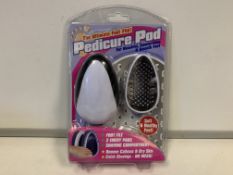 72 x NEW PEDICURE POD - THE ULTIMATE FOOT FILE FOR SOFT & HEALTHY FEET.