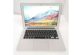 APPLE MACBOOK AIR A1466, 13.3", 1.7GHZ, i5 PROCESSOR, 4GB RAM, 60GB SSD, (DELIVERY ONLY AT £10