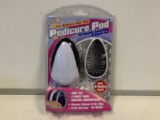 72 x NEW PEDICURE POD - THE ULTIMATE FOOT FILE FOR SOFT & HEALTHY FEET.