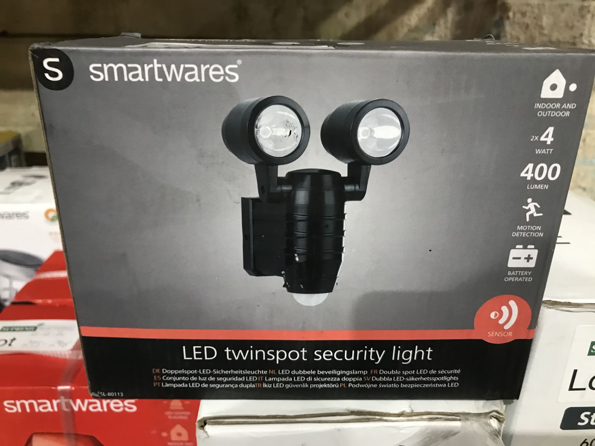 SMARTWARES LED TWINSPOT SECURITY LIGHT