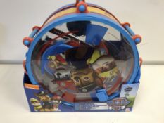 6 X BRAND NEW BOXED PAW PATROL DRUM KITS - INCLUDES DRUM & STICKS, FLUTE, CASTANETS, TAMBOURINE,