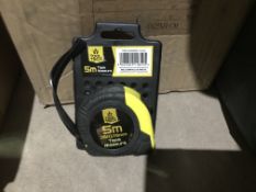 11 X TOOL TECH 5M TAPE MEASURES